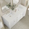 Myrrin 60" Double (Vanity Only Pricing) in Bright White